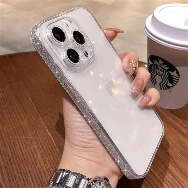 【在庫一掃】iphone16 ケース キラキラ スマホカバー ガラス iphone16pro ケース 可愛い iphone16プロ ケース 女子 高校生 人気 アイフォン15pro ケース 韓国 スマホケース 黄ばみ にくい 素材