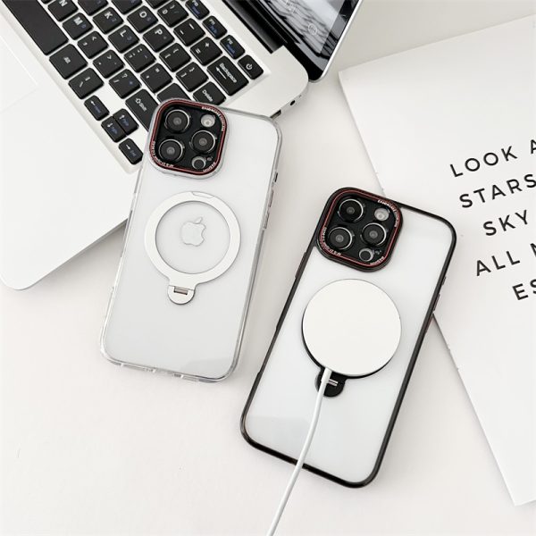 iphone16pro ケース 透明 iphone16 ケース スタンド 付き iphone16promax/15promax ケース マグセーフ スマホケース おしゃれ 透明 iphone15/14/14pro ケース モテ る メンズ