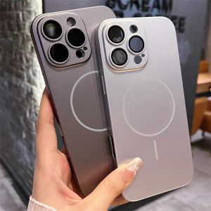 Alternative view of iphone16プロ ケース magsafe マグセーフ ケース レンズ カバー 付き iphone16/15 ケース iphone15pro/15promax ケース メンズ 人気 スマホケース シンプル おしゃれ iphone14/13/12 ケース カメラ 保護