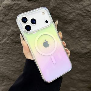 iphone17pro/16pro ケース おしゃれ iphone17promax ケース マグセーフ iphone ケース オーロラ スマホ ケース ガラス iphone16/16promax ケース クリア