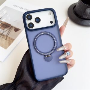 Alternative view of iphone17 ケース マットクリア iphone17air ケース スタンド 付き iphone17pro/16pro ケース 半透明 カメラ 保護 リング 付き iphone16/15/14 ケース magsafe 対応 スマホケース