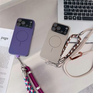 iphone air ケース magsafe iphone17/17pro ケース ショルダー iphone17promax ケース カメラ 保護 iphone16/16plus ストラップ 付 ケース スマホケース 大人 可愛い