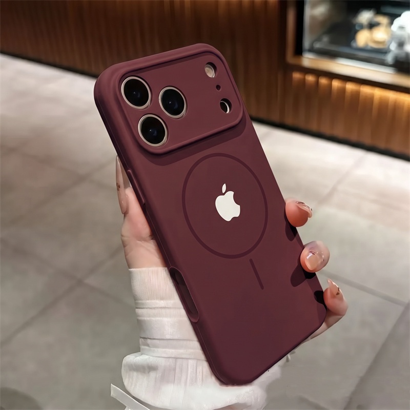 iphone18pro/17 ケース シンプル スマホケース シリコン iphone17pro ケース magsafe充電 iphone17promax/16pro/16 ケース 大人 可愛い iphone15/15pro ケース お揃い - 画像 (2)