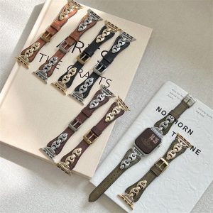 Alternative view of アップルウォッチバンド 革 apple watch レザー バンド apple watch 革 バンド アップル ウォッチ ウルトラ バンド 高級 apple watch se11 バンド おしゃれ