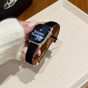 Alternative view of スエード アップルウォッチ バンド 本革 apple watch バンド レザー アップルウォッチ se10/11 バンド おしゃれ apple watch 革 バンド スマートウォッチ 交替ベルト