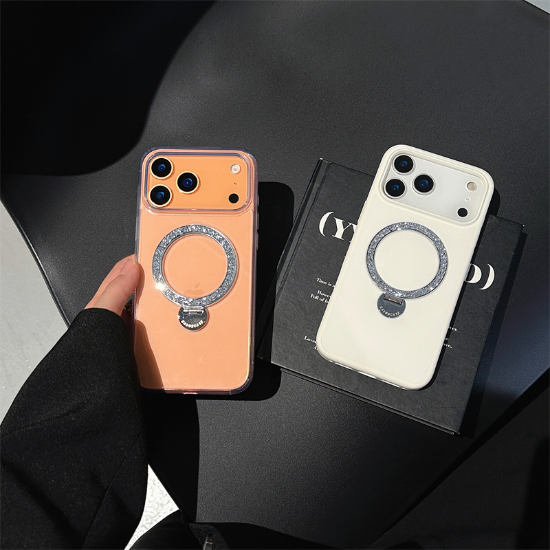 マグセーフ iphone17/17pro ケース iphone17promax ケース スタンド 付き iphone16pro ケース 透明 可愛い iphone16promax ケース クリア おしゃれ スマホケース おしゃれ - 画像 (3)