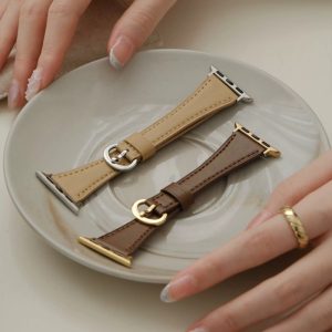 Alternative view of apple watch レザー バンド アップル ウォッチ バンド 革 apple watch バンド おしゃれ アップルウォッチ バンド 大人 レディース アップル ウォッチ バンド 44/46mm