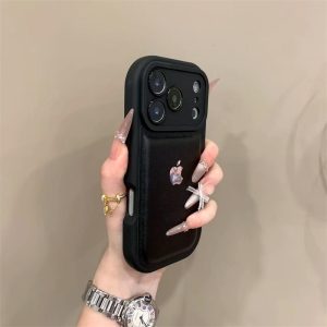 Alternative view of iphone17/17pro ケース 衝撃 に 強い かわいい iphone16/16pro ソフト ケース iphone17promax/16promax ケース レザー 調 大人 かわいい iphone15/14/13 ケース