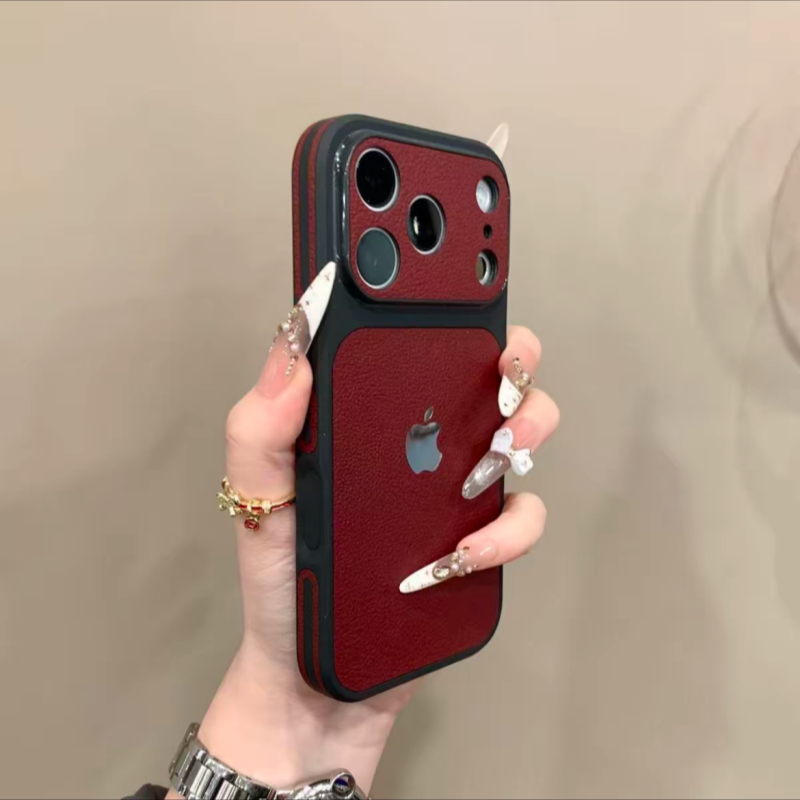 iphone17pro/16pro ケース レザー iphone17/16/15 ケース お揃い カップル iphone17promax ケース 大人 可愛い iphone14/13 ケース 衝撃 に 強い おしゃれ - 画像 (4)