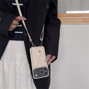 iphone17pro ショルダー ケース iphone17/16 ケース カード 収納 スマホケース ショルダー 韓国 iphone17promax ケース 肩掛け iphone15/15pro ケース おしゃれ レディース