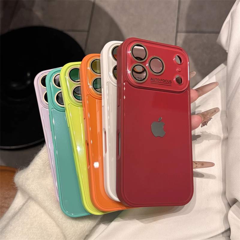 iphone17 ケース ガラス iphone17pro/17promax ケース カメラ 保護 iphone16/16pro ケース 大人 可愛い スマホケース 夏 iphone15/14 ケース カラフル アイフォン ケース 人気 女性