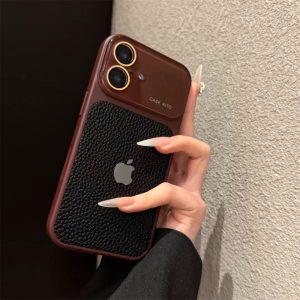 iphone17 ケース カメラ まで 保護 iphone17pro/17promax ケース ライチ紋 スマホケース シンプル iphone16/16プロ ケース 大人 可愛い iphone15/14 ケース 合 皮