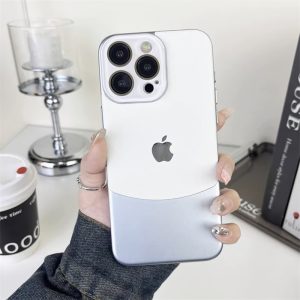 Alternative view of iphone17/air ケース バイ カラー iphone17pro/17promax ケース カメラ保護 iphone16/16plus ケース 個性 的 おしゃれ iphone16pro/15pro ケース シンプル おしゃれ