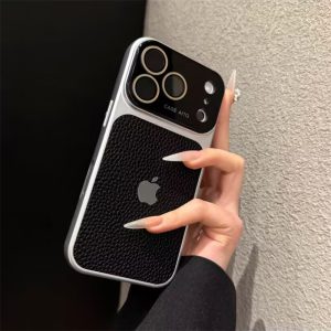 Alternative view of iphone17 ケース カメラ まで 保護 iphone17pro/17promax ケース ライチ紋 スマホケース シンプル iphone16/16プロ ケース 大人 可愛い iphone15/14 ケース 合 皮