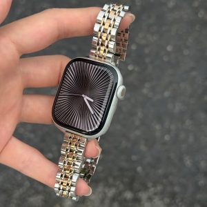 「カバー付き」アップルウォッチ バンド ステンレス アップル ウォッチ バンド 細め apple watch ステンレス バンド 高級 apple watch メタル バンド 高級 アップル ウォッチ バンド 女性 おしゃれ