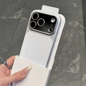 Alternative view of iphone17/17proケース magsafe対応 iphone17promax/16pro ケース シンプル おしゃれ iphone16/15/14 ケース カメラ 保護 iphone15pro/14pro ケース おすすめ メンズ iphone ケース メッキ風 人気