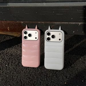 Alternative view of iphone18pro/17pro ケース 個性 的 おしゃれ iphone18promax/17promax ケース 可愛い スマホケース 韓国 流行り iphone17/16 ケース ダウン ジャケット iphone16pro/15pro ケース 人気 女性 iphone15/14 ケース キュート